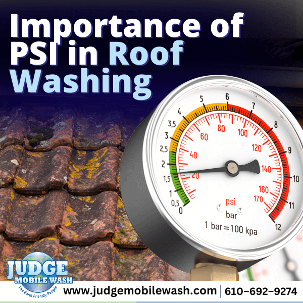 How Much PSI Do I Need In A Pressure Washer For Washing My Roof
